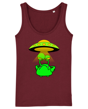 Funny Alien Burgundy