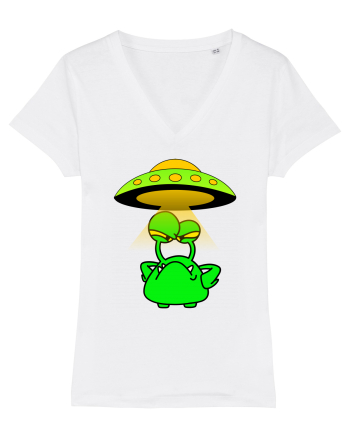 Funny Alien White