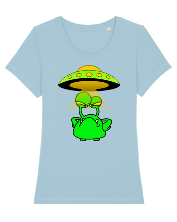 Funny Alien Sky Blue