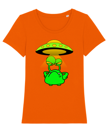 Funny Alien Bright Orange