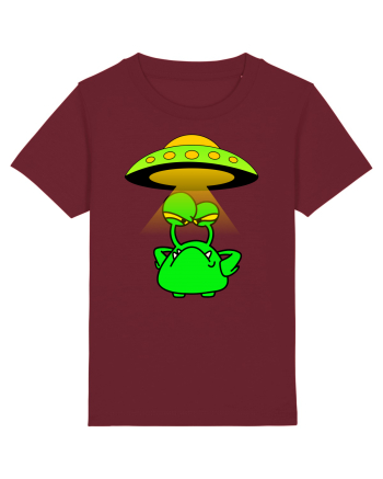 Funny Alien Burgundy