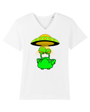 Funny Alien White