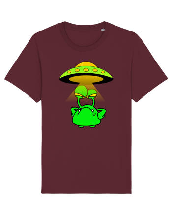 Funny Alien Burgundy