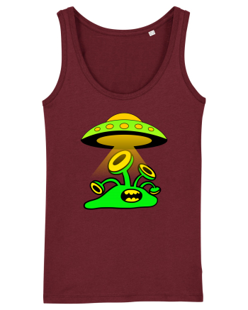 Funny Alien Burgundy