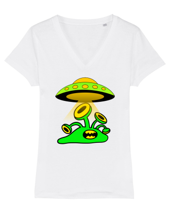 Funny Alien White