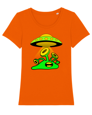 Funny Alien Bright Orange