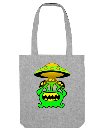 Funny Alien Heather Grey