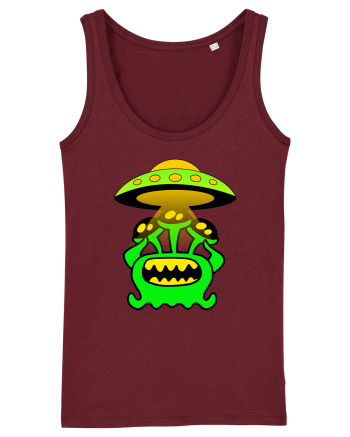 Funny Alien Burgundy