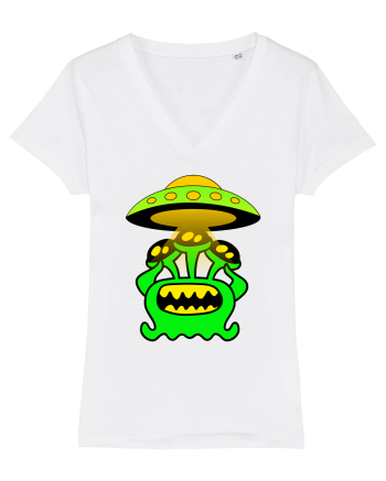 Funny Alien White