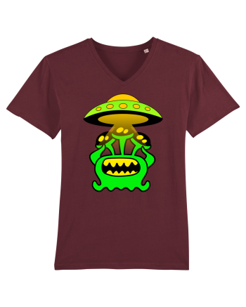 Funny Alien Burgundy