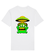 Funny Alien Tricou mânecă scurtă Unisex Rocker