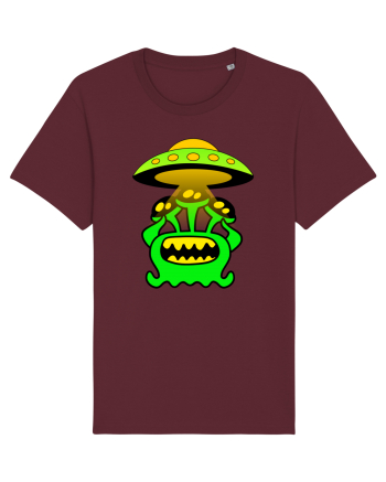 Funny Alien Burgundy