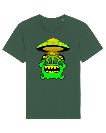 Funny Alien Bottle Green