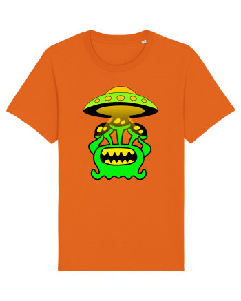 Funny Alien Bright Orange