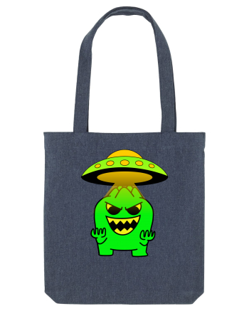 Funny Alien Midnight Blue