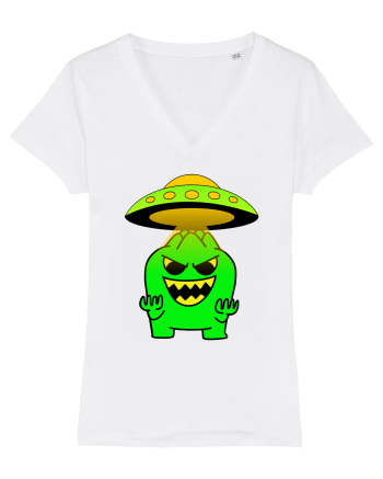 Funny Alien White