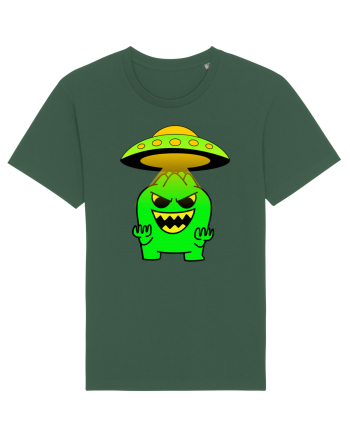 Funny Alien Bottle Green