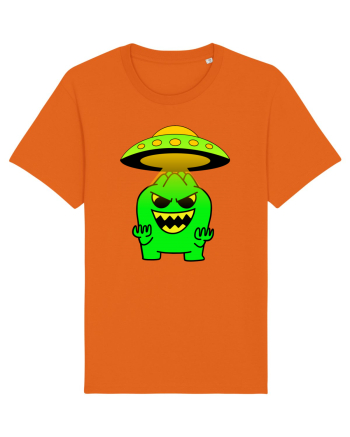 Funny Alien Bright Orange
