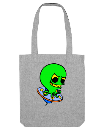 Funny Alien Heather Grey