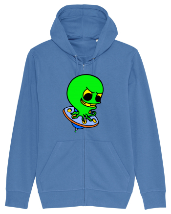 Funny Alien Bright Blue