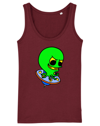 Funny Alien Burgundy