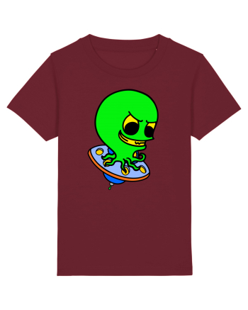 Funny Alien Burgundy