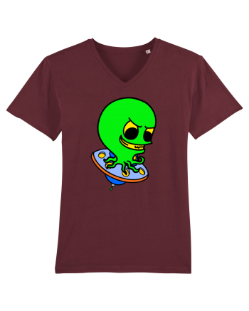 Funny Alien Burgundy