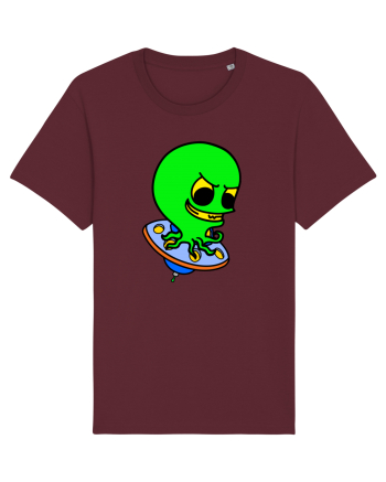 Funny Alien Burgundy