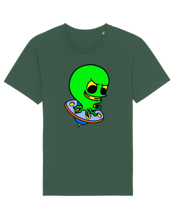 Funny Alien Bottle Green