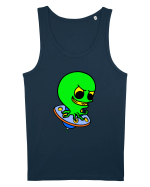 Funny Alien Maiou Bărbat Runs