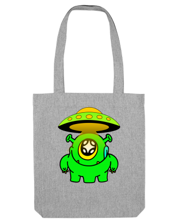 Funny Alien Heather Grey