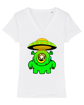 Funny Alien White