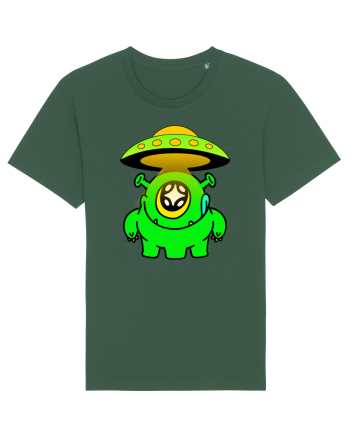 Funny Alien Bottle Green
