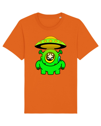 Funny Alien Bright Orange