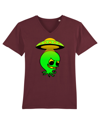 Funny Alien Burgundy