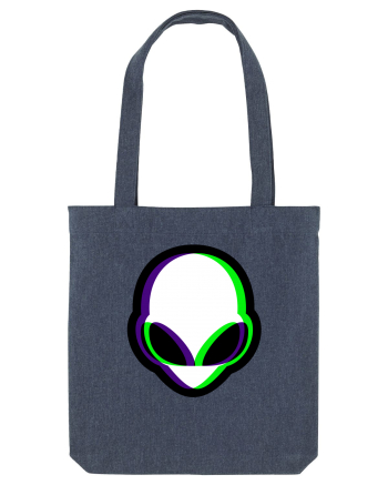 Trippy Alien Midnight Blue