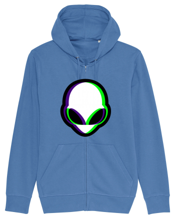 Trippy Alien Bright Blue