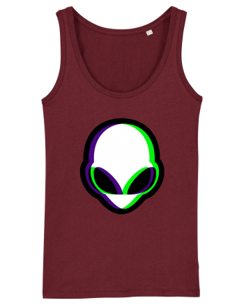 Trippy Alien Burgundy