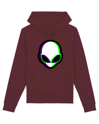 Trippy Alien Burgundy
