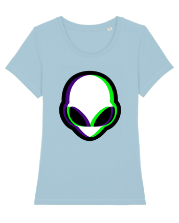 Trippy Alien Sky Blue