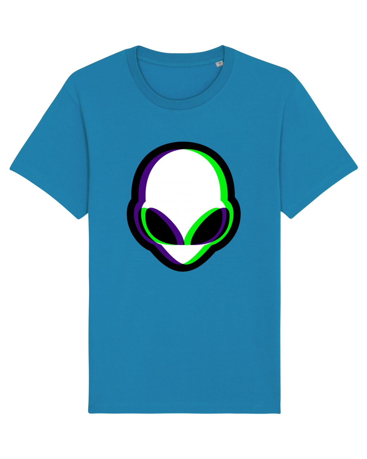 Tricou mânecă scurtă Unisex Rocker Azur