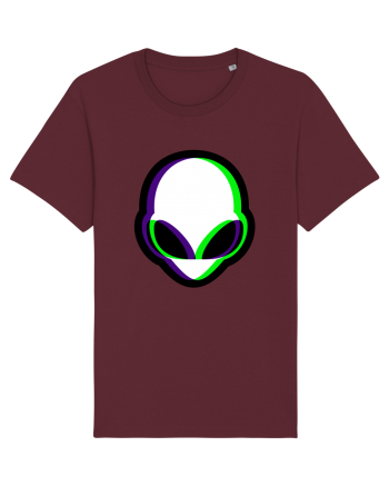 Trippy Alien Burgundy