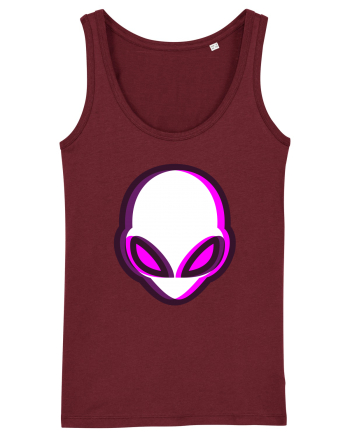 Trippy Alien Burgundy