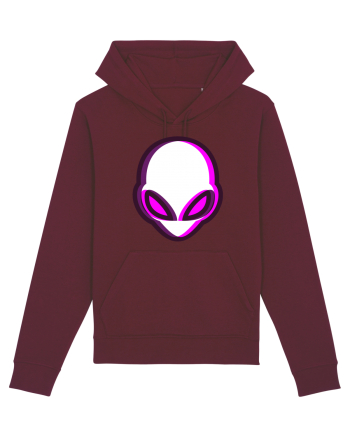 Trippy Alien Burgundy