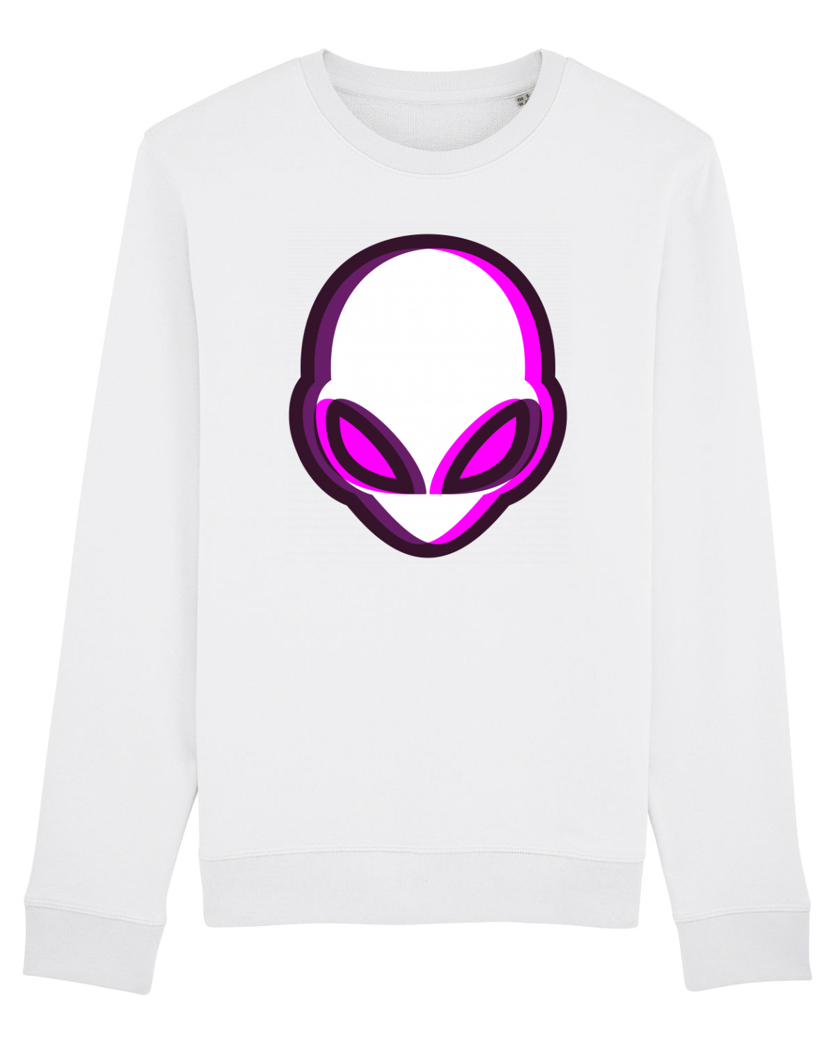 Bluză mânecă lungă Unisex Rise White