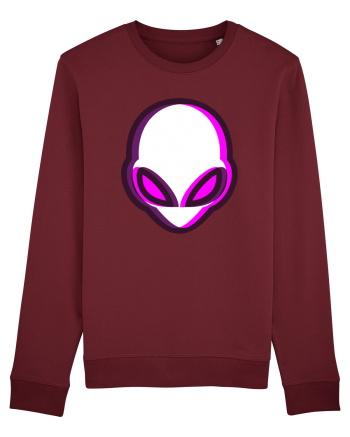 Trippy Alien Burgundy