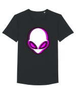 Trippy Alien Tricou mânecă scurtă guler larg Bărbat Skater