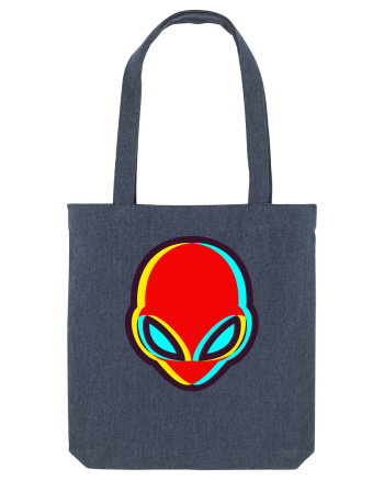 Trippy Alien Midnight Blue