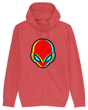 Trippy Alien Carmine Red