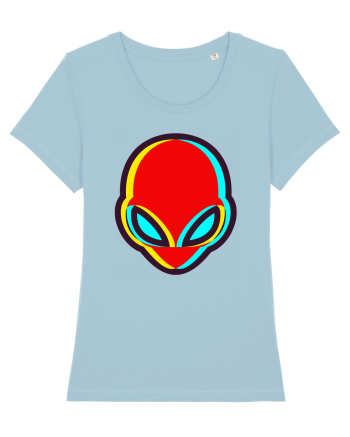 Trippy Alien Sky Blue
